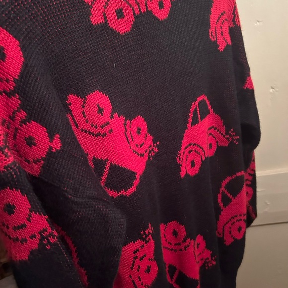 Vintage Toy Car Knit Sweater - Picture 2 of 4